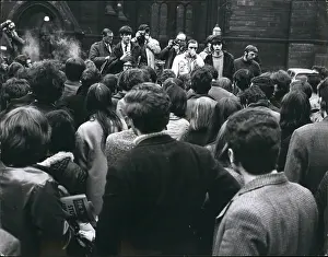 Aside: Student disruption of Gordon Walker lecture, Manchester Univ