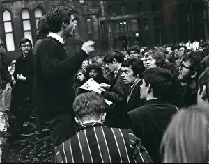 Aside: Student disruption of Gordon Walker lecture, Manchester Univ