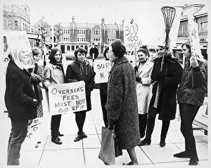 Tuition: Student fees demonstration, Eastbourne