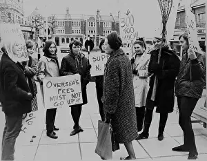 Fees: Student fees demonstration, Eastbourne