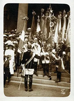 Flagpoles: Student Graduation in Austria - 1900s