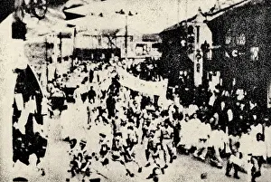 Sino: Student Groups During a Demonstration