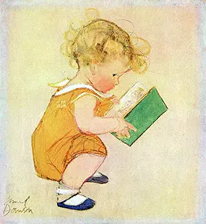 Muriel Dawson Collection: The Student by Muriel Dawson