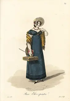 Tradeswomen: Student painter, Paris, early 19th century