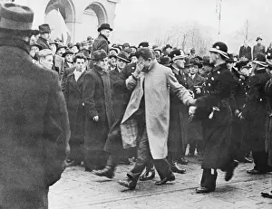 Arguing: Student riots in Prague, 1934
