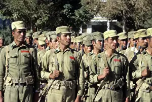 Kabul: Students of Afghan Military University, 1981
