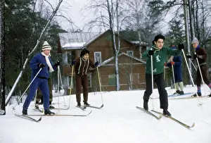 Patrice: Students from Argentina during winter holidays, 1981