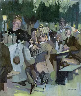 Jocular: STUDENTS IN BIERGARTEN
