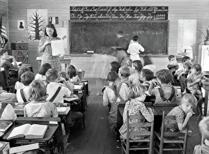 Chalkboard: students - children - classroom - education