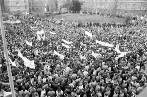 Krulis: Students - demonstration - International Students Day
