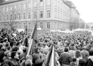 Krulis: Students - demonstration - International Students Day