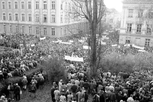 Krulis: Students - demonstration - International Students Day