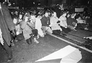 Hroch: Students - demonstration - march - police - crackdown