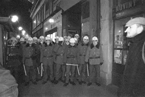 Hroch: Students - demonstration - march - police - crackdown