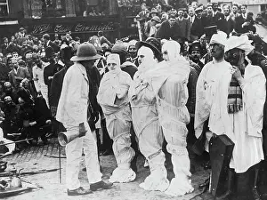 Helpers: Students disguised as Tutankhamun in Cambridge, 1923