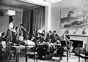 Dormitory: Students in the dormitory, 1931