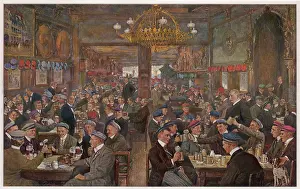 Tankard: STUDENTS DRINKING 1909
