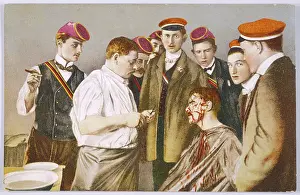 Mensur: After Students Duel