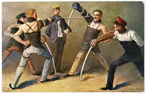 Scarred: Students Duel - circa 1905