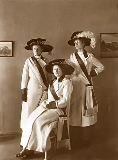 Charged: Students of the German academic Women's Union, 1914