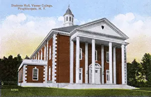 Colleges: Students Hall, Vassar College, Poughkeepsie, NY State, USA