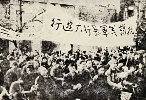 Violent: Students Held Up Signs Protesting Against American