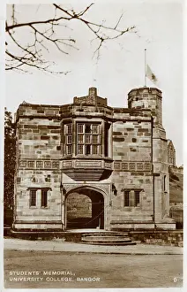 Feb17: Students Memorial - University College, Bangor, Wales