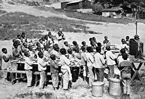 Zulu: Students of the Mission School at the grace