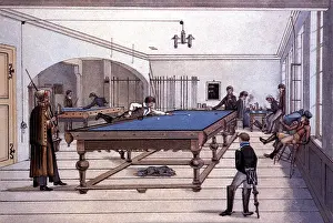 Tuebingen: Students playing billiards