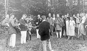 Fiddle: Students playing music, 1932