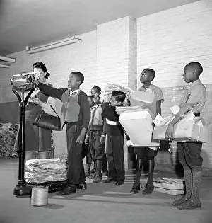 Marjory: students - recycling - World War II - environmental issues