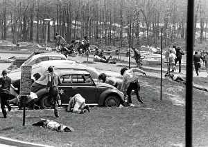 Univ: Students running away from the firing at ?