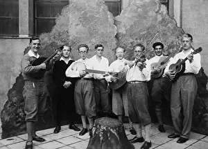 Additional: Students as street musicians, 1930