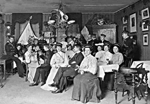 Heidelberg: Students in a student bar, 1905