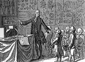 Schuster: Students and teacher during a biology demonstration