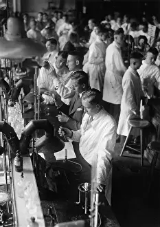 Chemicals: Students at the University of Berlin, 1932