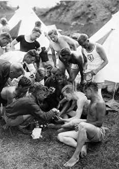 Humboldt: Students of the University in Berlin on a tour, 1933