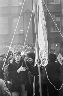 Michael Kay: Students and workers unions protesting in Manchester