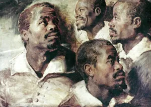 Musees: Studies of a Negro Man, by Rubens