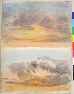 1841: Two Studies of Sunsets
