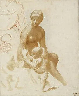 Heightening: Studies for a Virgin and Child with the Infant St John