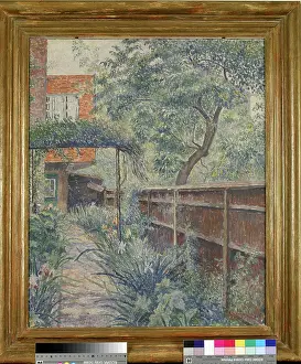 Ashmolean: My Studio Garden, by Lucien Pissarro