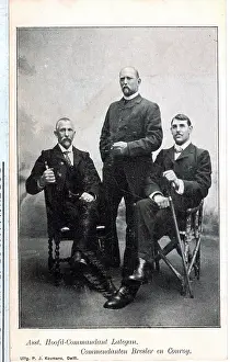 Holt’s Battlefields Collection: Studio photo of three Boer leaders