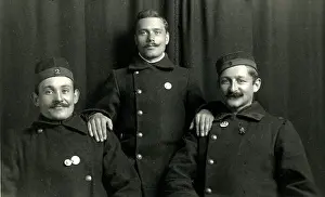 Apart: Studio photo of three patients