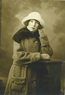 Jan21: Studio photograph of 1920s woman