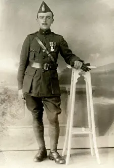 Brichington: Studio photograph of Belgian soldier