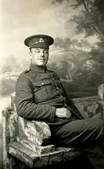 Remembered: Studio photograph of a British soldier