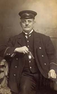 The Julia Sherborne Collection: Studio portrait, Customs officer in uniform