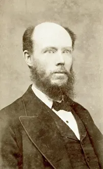 Balding: Studio portrait of a man on a carte de visite