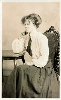 Occasional: Studio portrait of a young woman